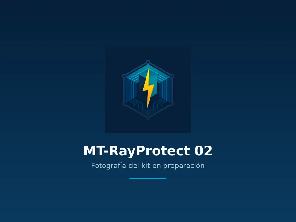 MT-RayProtect 02: kit sistema pararrayos MIPTEC (fotografía en preparación)