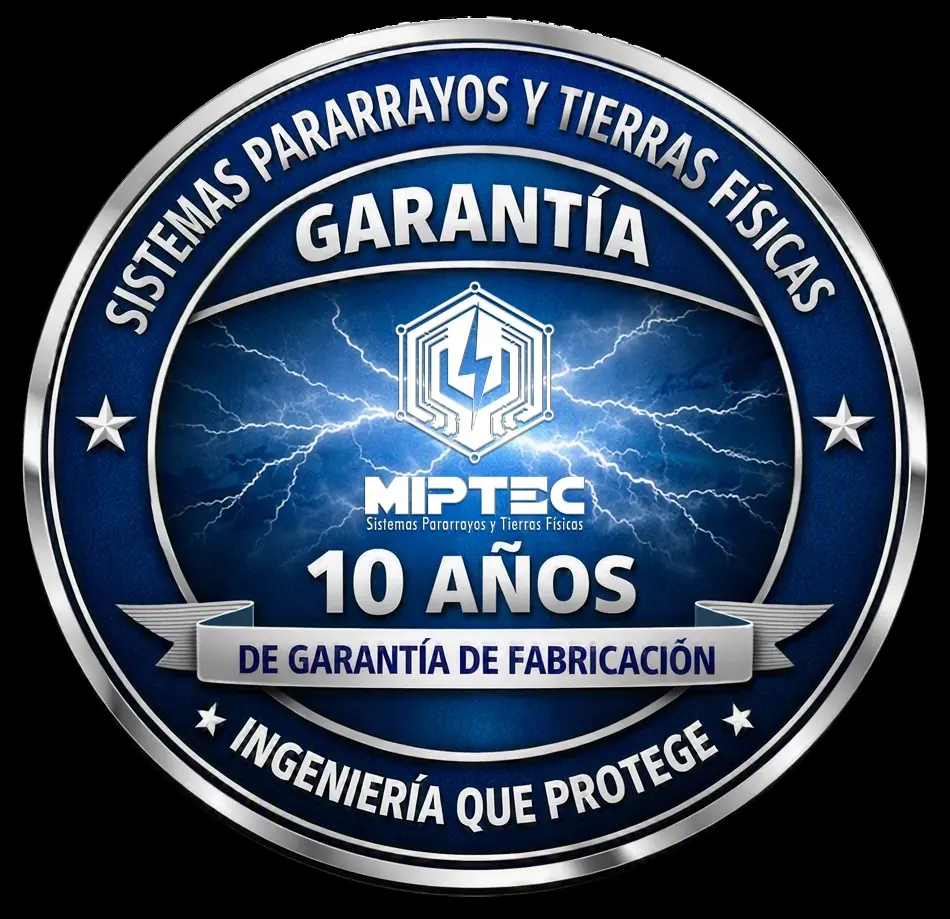 Sello MIPTEC: 10 años de garantía de fabricación